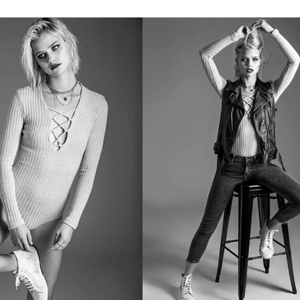 LF Emma and Sam grey bodysuit